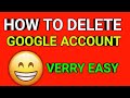 How to delete google account? ll Google account delete kaise kare? Il how to delete gmail account?