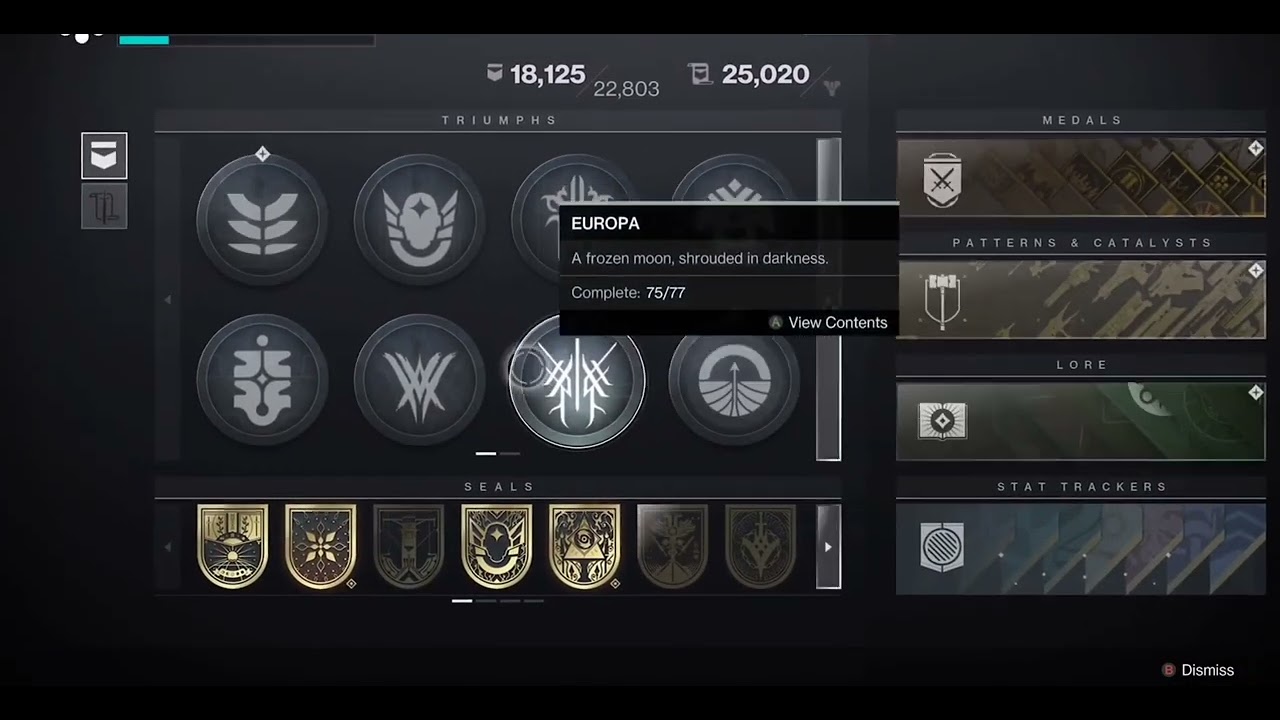 HUGE Destiny 2 Bug! Lost seals and triumph progression