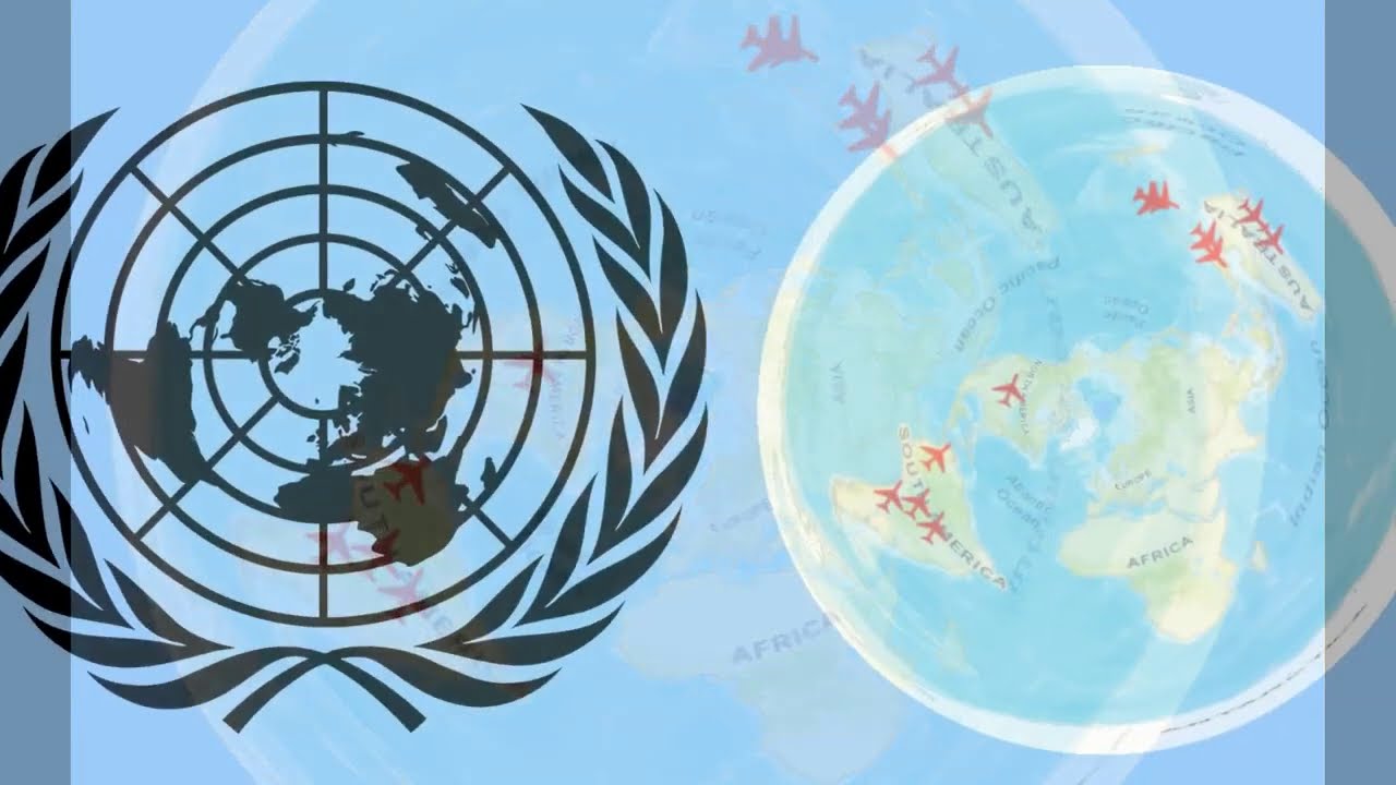 Azimuthal Equidistant Map For Live Airline Flight Data YouTube