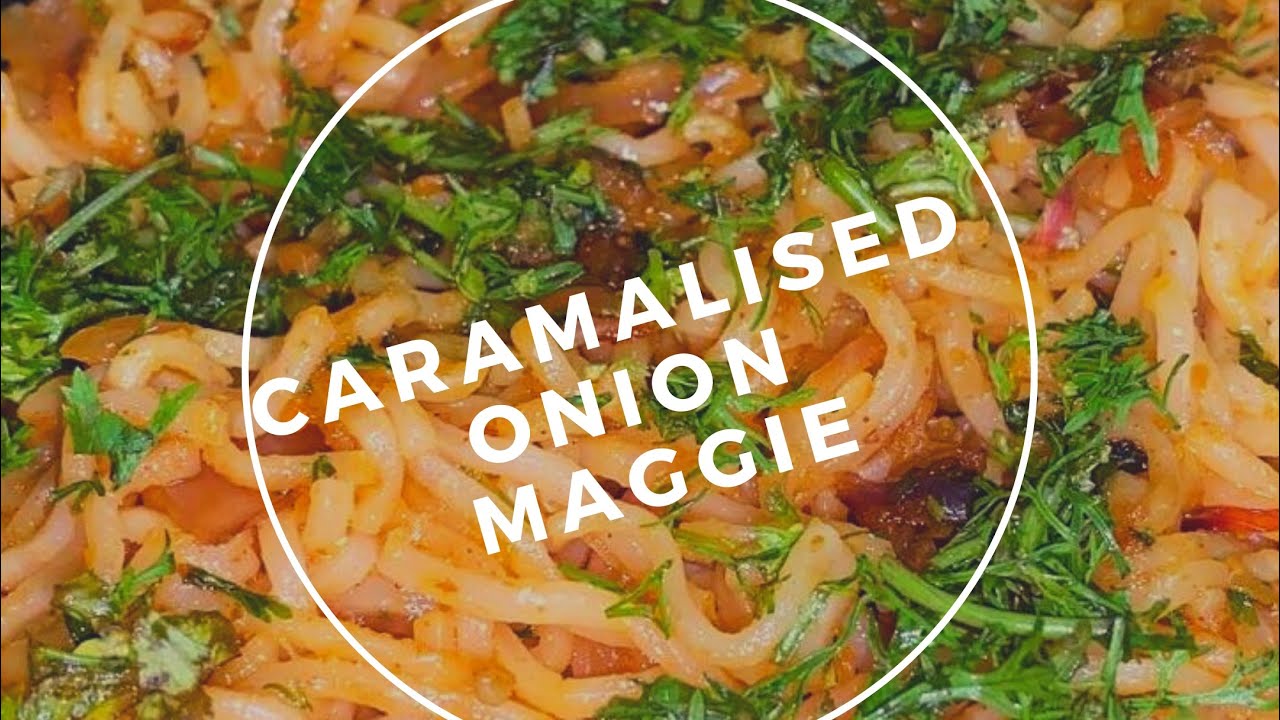 Caramelised Onion Maggi | Using two main ingredients | Easy Maggi recipe