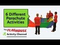 6 Different Parachute Activities for PE Class (Ep. 13 SuperChute Parachute)