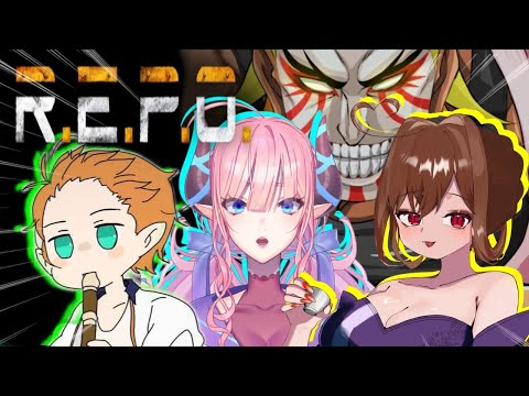 【＃REPO】新人バイトとパイセン達のR.E.P.Oコラボ！！【＃獅子咬屋劇場】