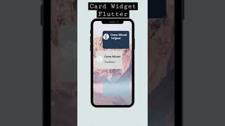 Card Widget Flutter By Smtechviral