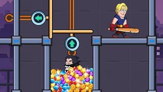 Save Her Gameplay Level Solution/ Pull The Pin Android IOS Mobile Game screenshot 3