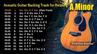 A Minor (1 hour) guitar backing tracks for practice and relaxation