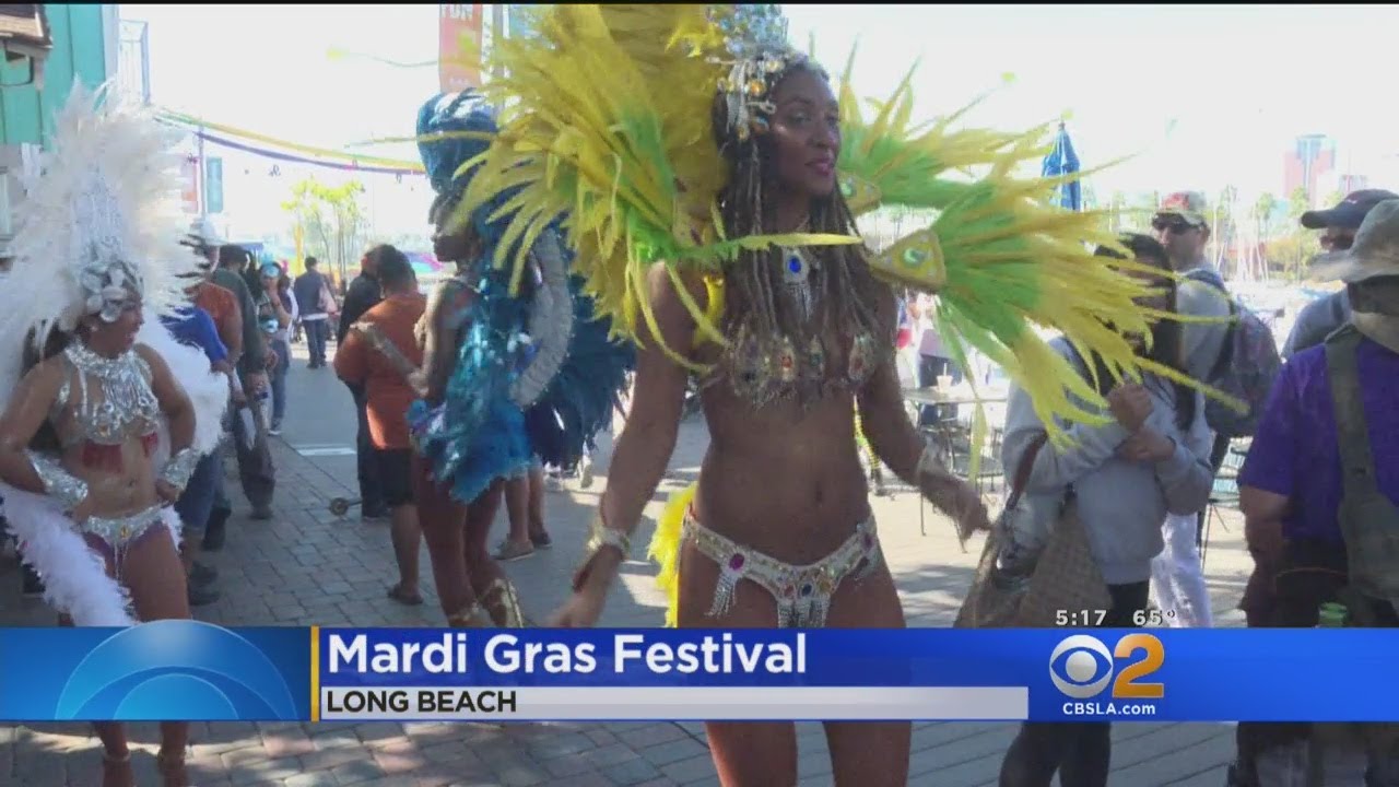 Mardi Gras Celebration Held In Long Beach YouTube