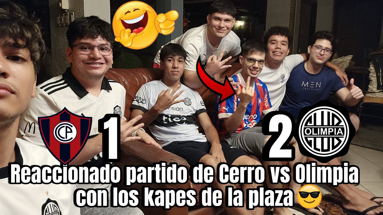 Reaccionando al clasico Cerro 1 vs Olimpia 2 con los kapes de la plaza 😎 ( se te borró la sonrisa )