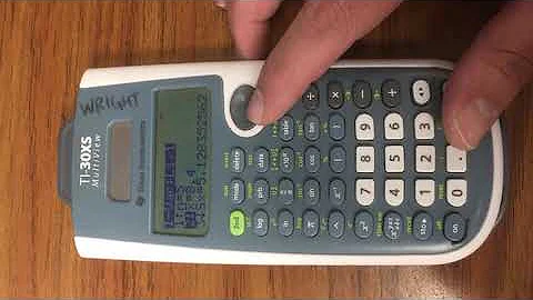 Stats on TI-30XS Multiview