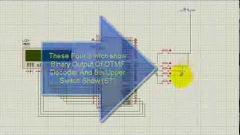 DTMF Decoder Using 8051 and 16x2 LCD