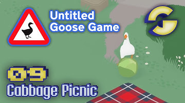 Untitled Goose Game 09 (Cabbage Picnic) - Retro Guardian Joe