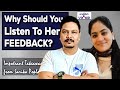 Why should you listen to her feedback  english speaking practice  english yaari  sarika poplani