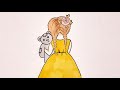 Как нарисовать ДЕВОЧКУ С МИШКОЙ/How to draw a GIRL with a BEAR