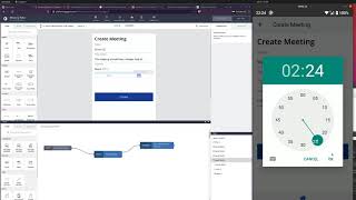 Appgyver Absolute Beginner Tutorial - 8 Creating Meetings via the app