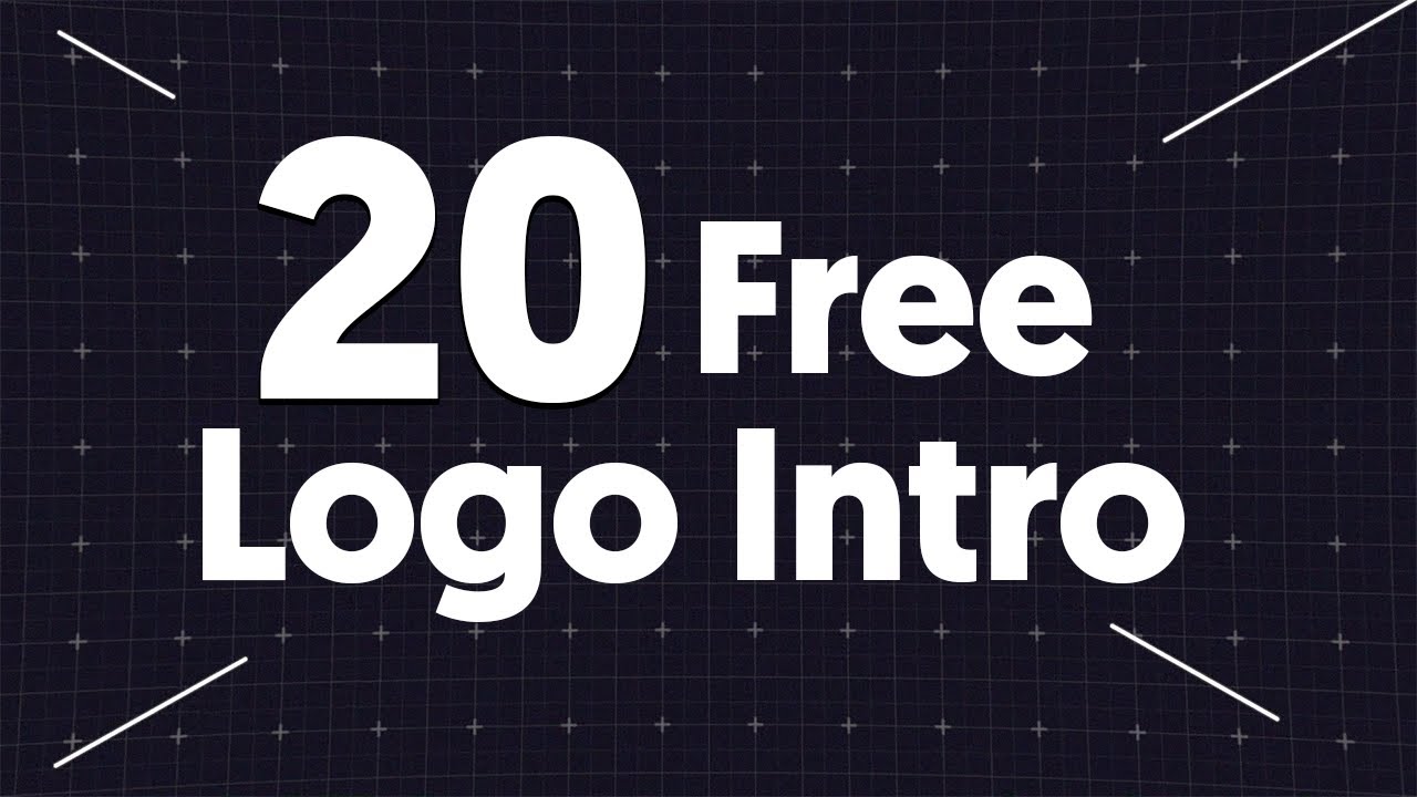 20 Free Simple Logo Intro for Adobe Premiere Pro Template - YouTube