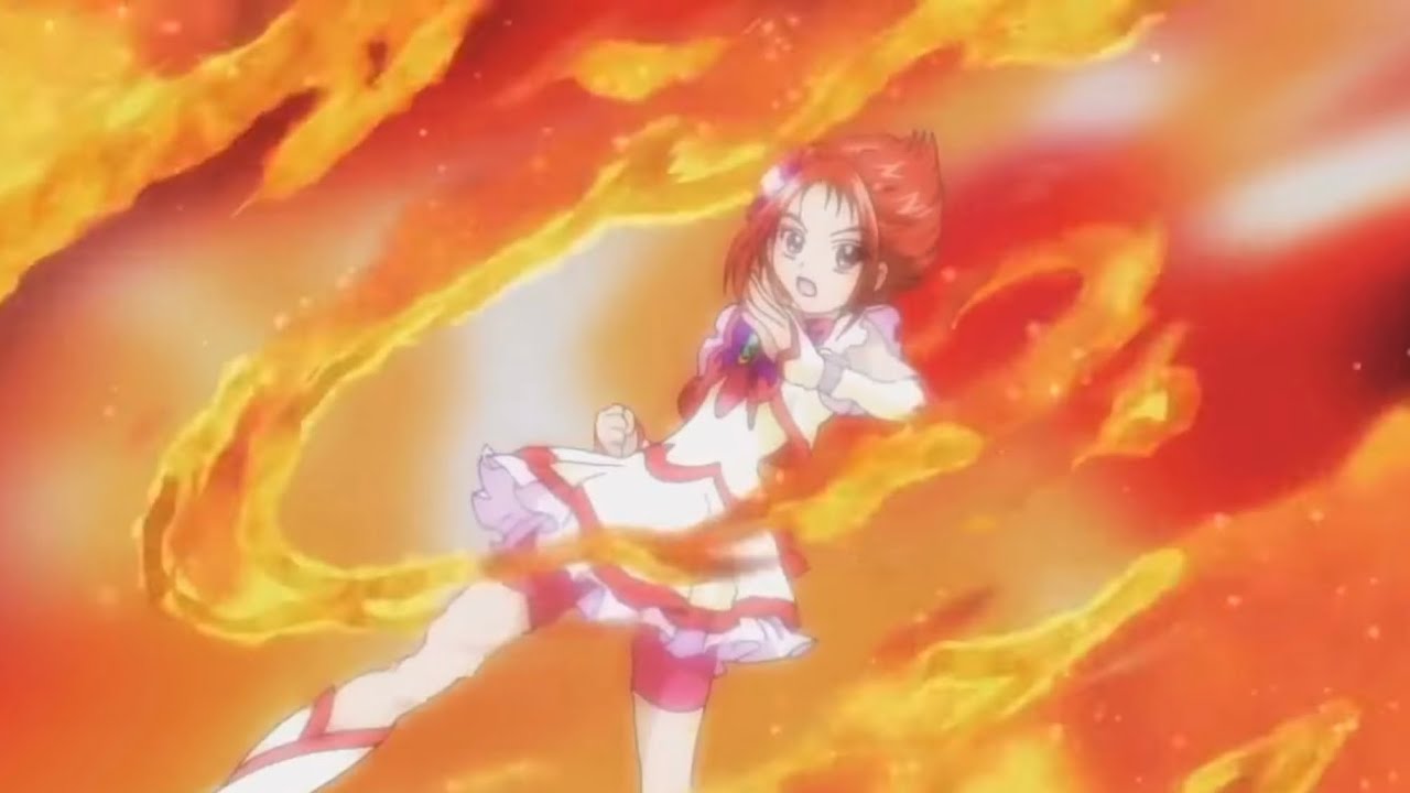 Cure Rouge Transformation - Yes! Pretty Cure 5 