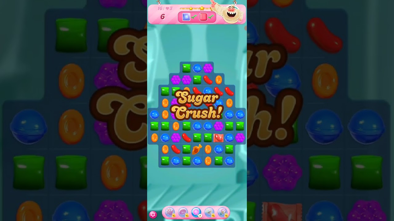 Playing Candy Crush Saga 🍬🍭 16-21