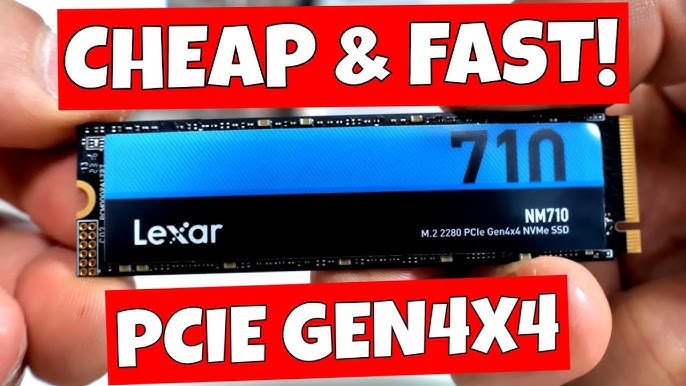 Kostenloser Online- und Ladenverkauf. Lexar NM710 SSD PCIe - M.2 YouTube Gen4x4 Review NVMe