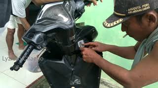 Cara Membuka Penutup Kunci Kontak Motor yang tidak bisa dibuka dengan Kunci aslinya