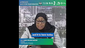 Tanzania S President Samia Suluhu Hassan Speaks About Climateadaptation At AfricaClimateSummit23 