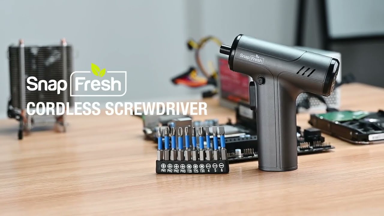 Make DIY a Breeze with the SnapFresh Electric Screwdriver