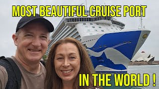 Boarding the MAJESTIC PRINCESS Cruise Ship, sailing from Sydney Harbour - cruise travel vlog part 1.