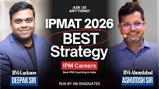 IPMAT 2026 Prep Strategy LIVE | Ask Me Anything (Strategy, Books, Mock Scores, Reality Check!)