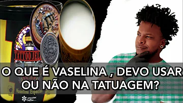O que pode substituir a vaselina na tatuagem?