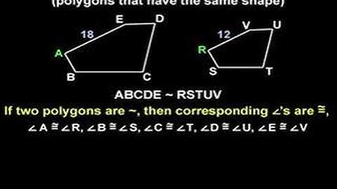 Similar Figures - Similar Polygons - MathHelp.com