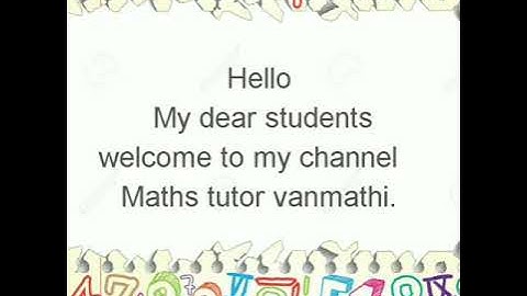 10th maths new syllabus unit-1(relations & functions) introduction & definition-Maths tutor Vanmathi