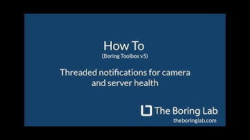 Camera Health & Server Health monitoring and notification for Milestone XProtect - Boring Toolbox