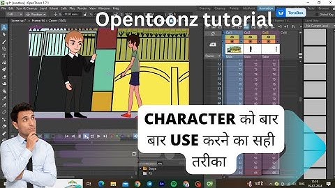 character reuse trick in opentoonz, opentoonz animation tutorial