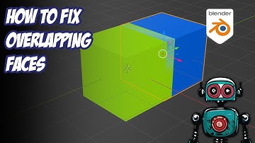 How to fix overlapping faces in Blender