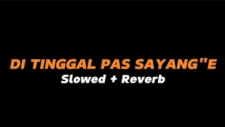 DI TINGGAL PAS SAYANG SAYANGE -  Slowed + Reverb (Full Lirik)