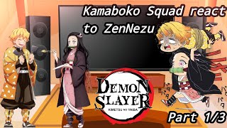 Kamaboko Squad react to ZenNezu||Part 1/3||Kny/Ds||ZenNezu||Not Og||React||Gacha Plus||Taho-Taho