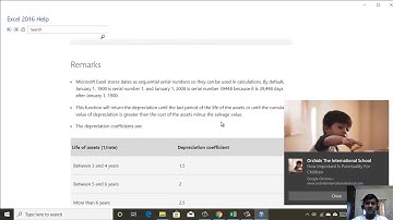 ANIRUDH CLASS A - AMORDEGRC FUNC - MICROSOFT EXCEL 2016