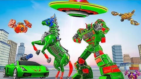 Space Horse Robot Car transformer _ Trò Chơi Siêu Ô tô robot Biến hình _ android gameplay