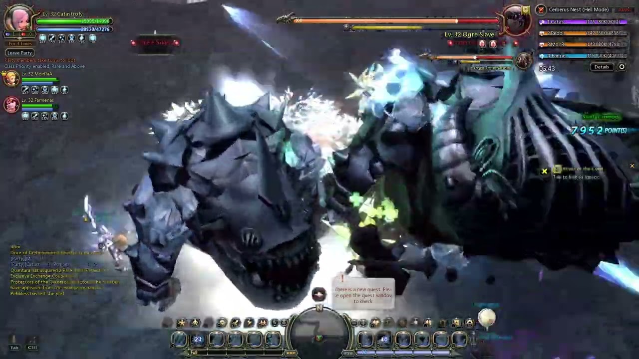 Dragon Nest Classic 32 CAP: Cerberus Nest (Hell Mode) - Elemental Lord Gameplay