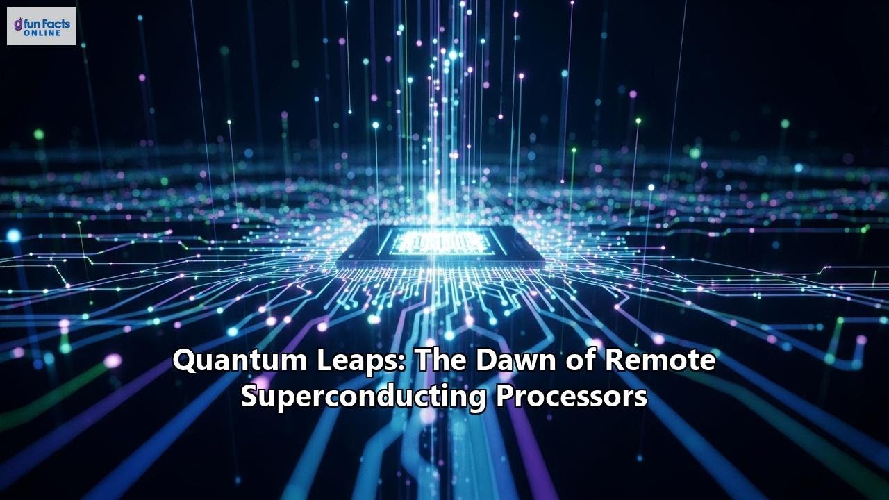 Quantum Leaps: The Dawn of Remote Superconducting Processors