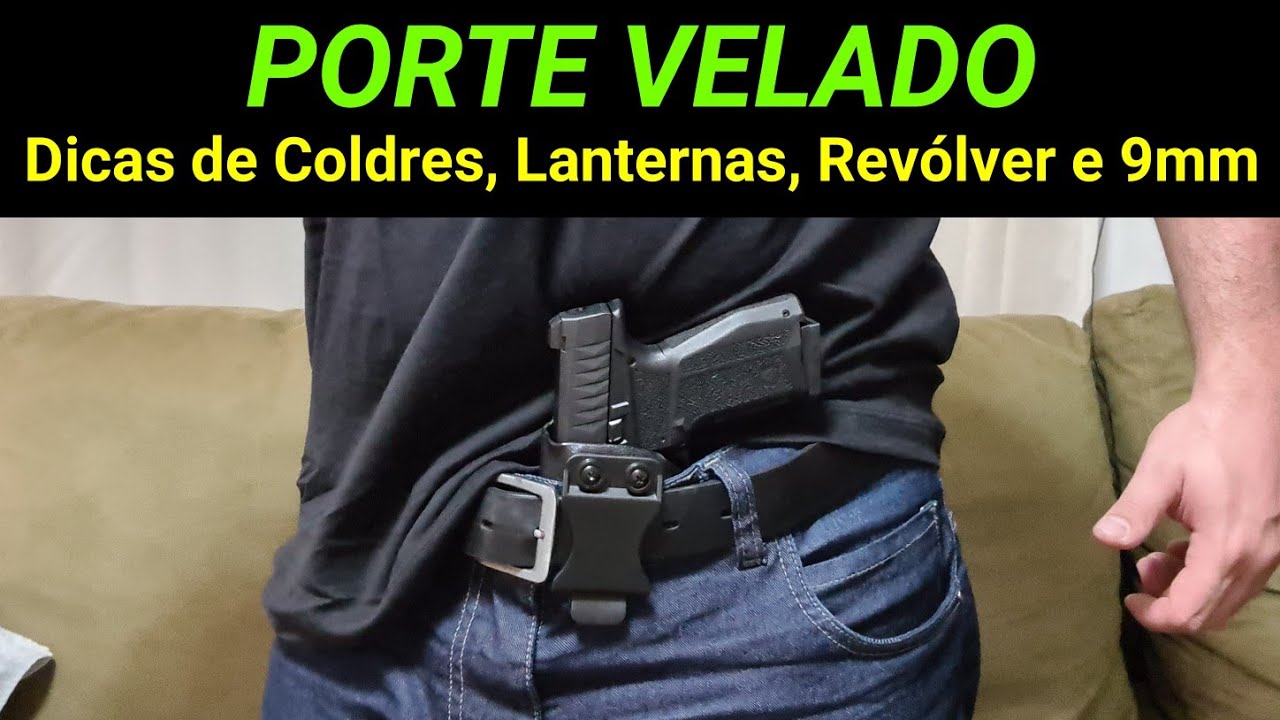PORTE VELADO dicas de 9mm vs Revólver, Coldres e Lanternas. G2c, TS9, RT 66, Delta, e 38 PORTE VELADO dicas de 9mm vs Revólver, Coldres e Lanternas. G2c, TS9, RT 66, Delta, e 38