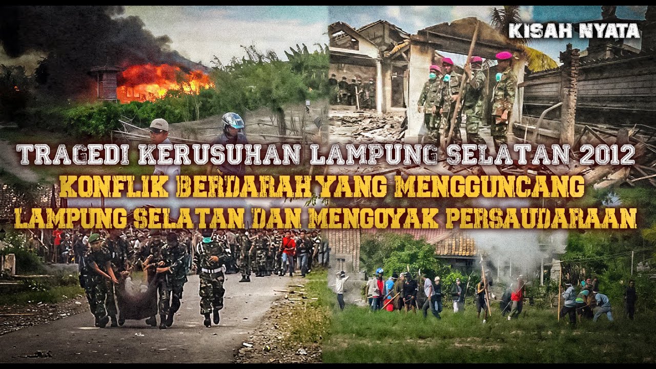 Detik-Detik Kerusuhan Lampung Selatan 2012 – Saat Perdamaian Runtuh Karena Satu Kesalahan Kecil…