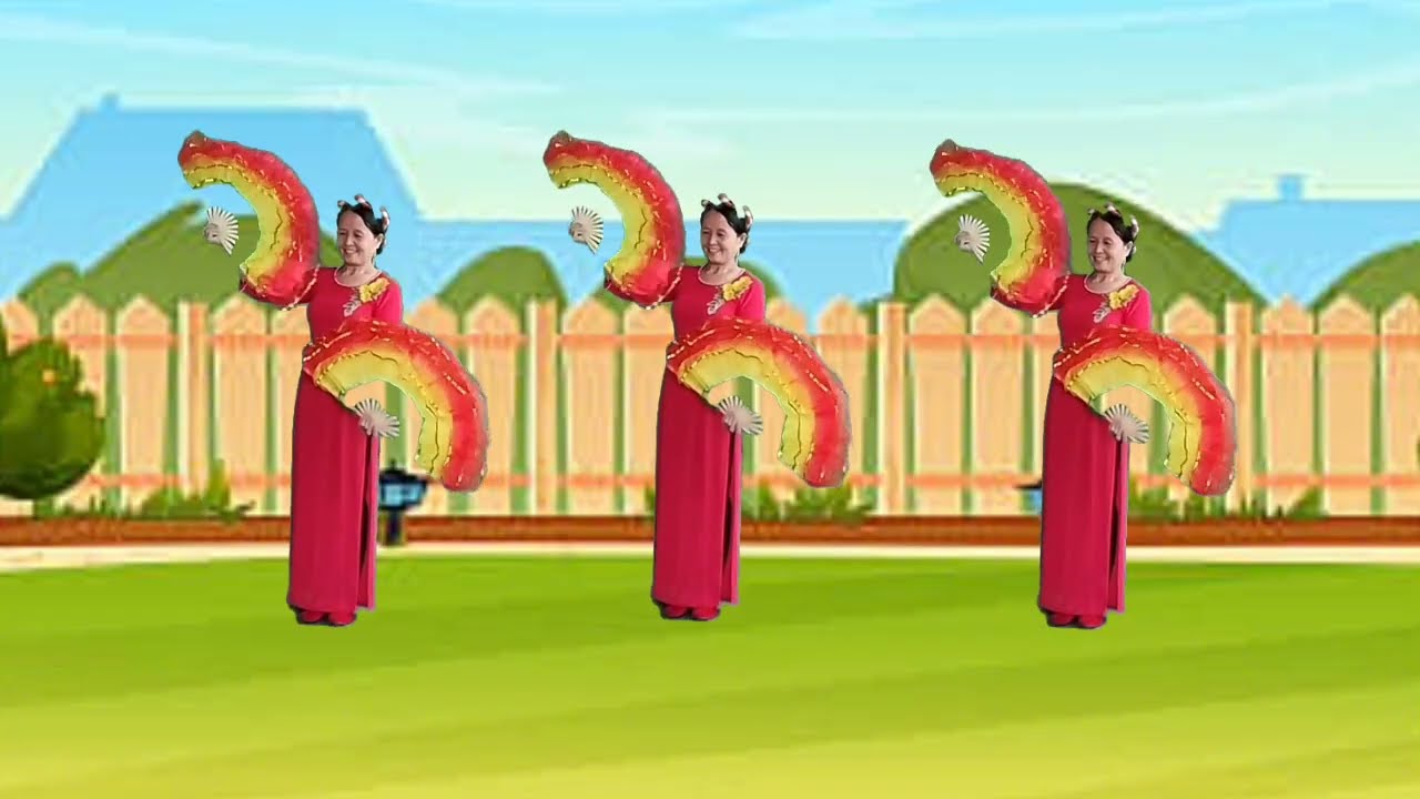 Múa quạt mùa xuân quan họ