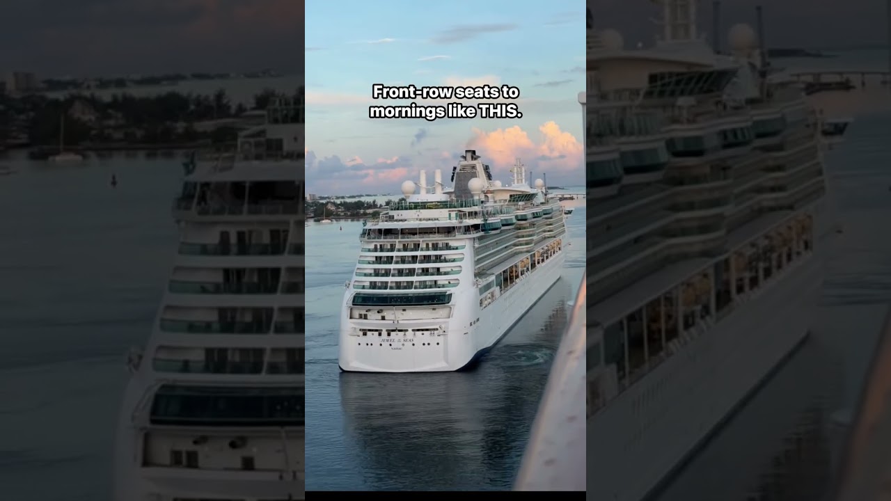 Old-school smaller ship or MEGA ship? 🚢👇 This is why cabin location matters! An aft balcony can