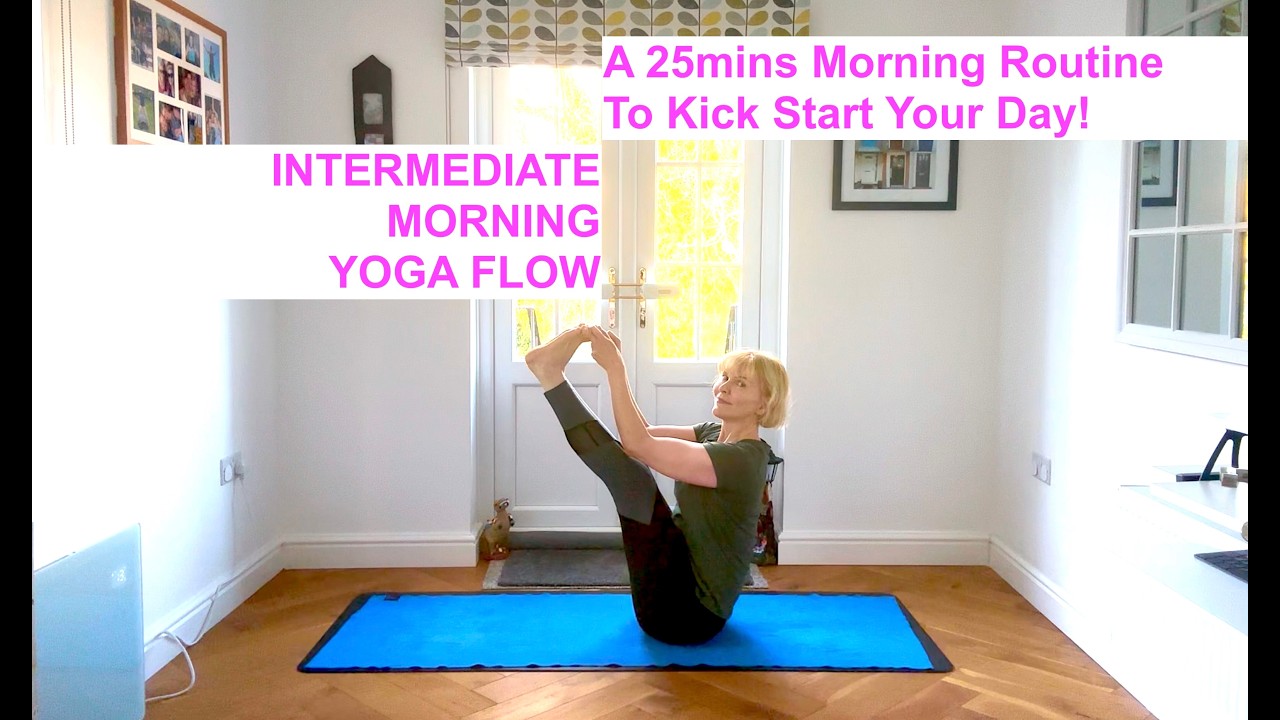 Full Body Morning Flow | Intermediate | Short & Intense 25mins