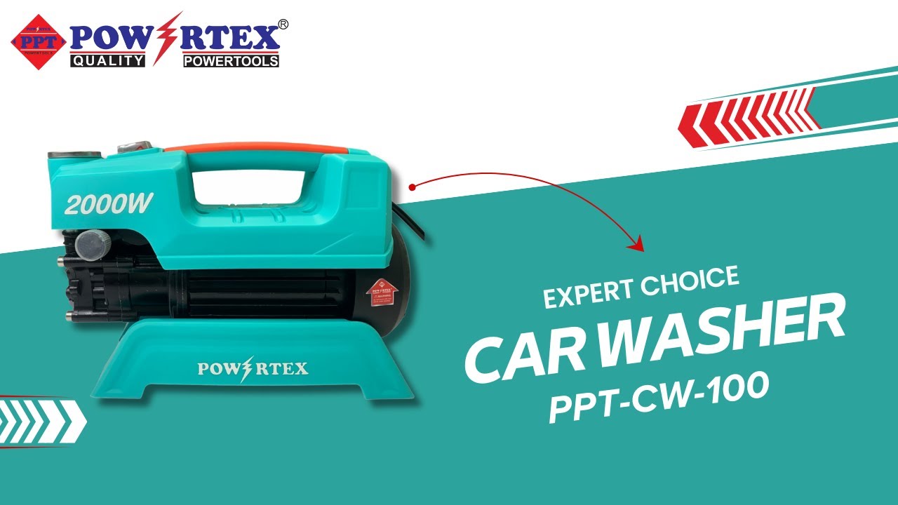 Powertex Machine Powertex High Pressure Car Washer Machine 2000W | 180BAR | Unboxing ...