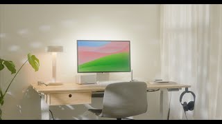 2024 Living Room Desk Setup | Productivity and Design