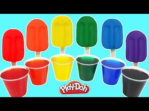 Play Doh Rainbow Popsicles Ice Cream!