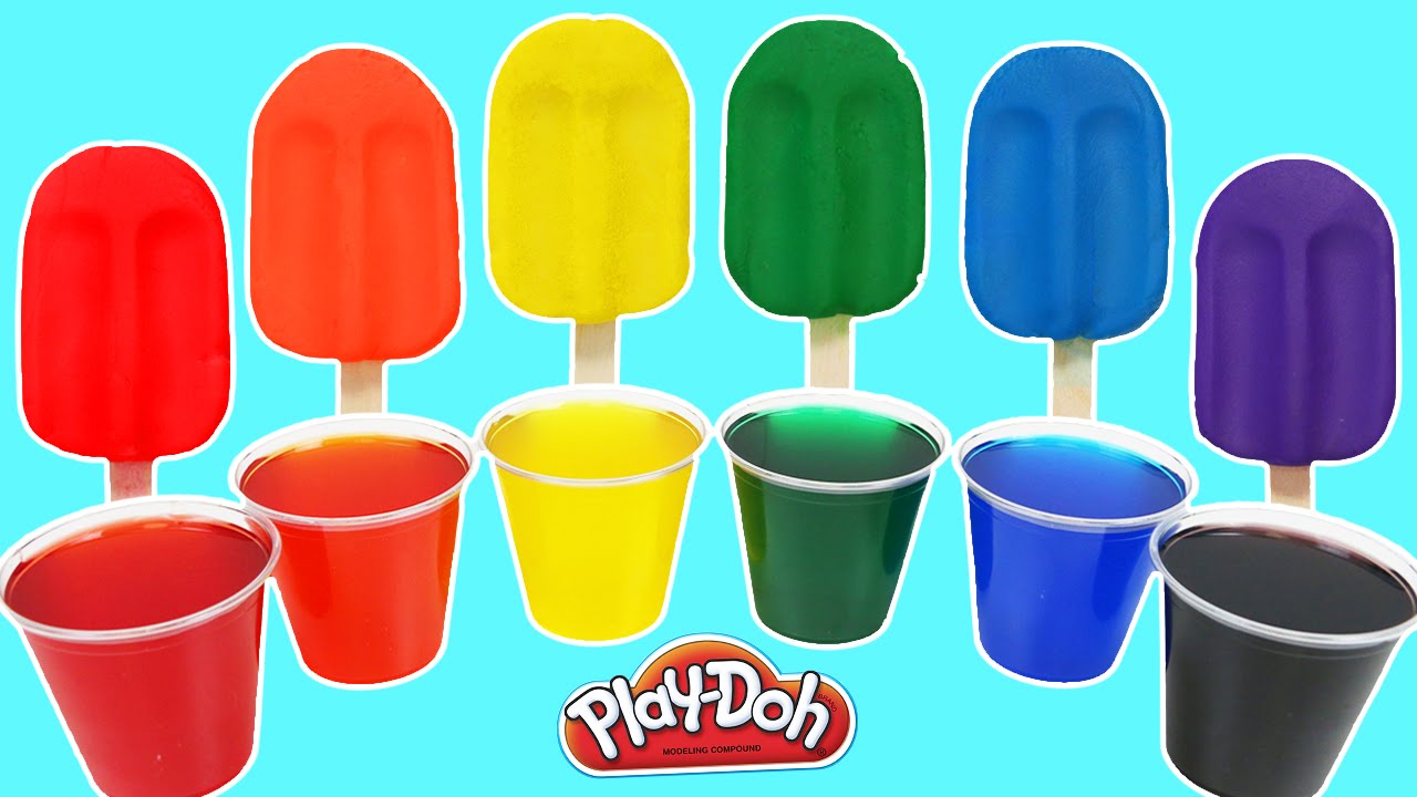 rainbow play doh videos