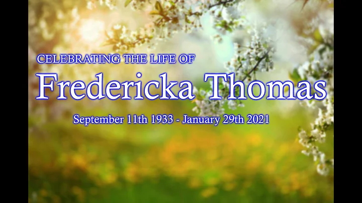 Funeral Service of Fredericka Thomas