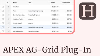 AG Grid Plugin: Installation and how to implement