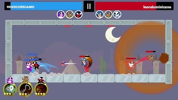 JUMPING NINJA BATTLE 2 Player - Team Mode